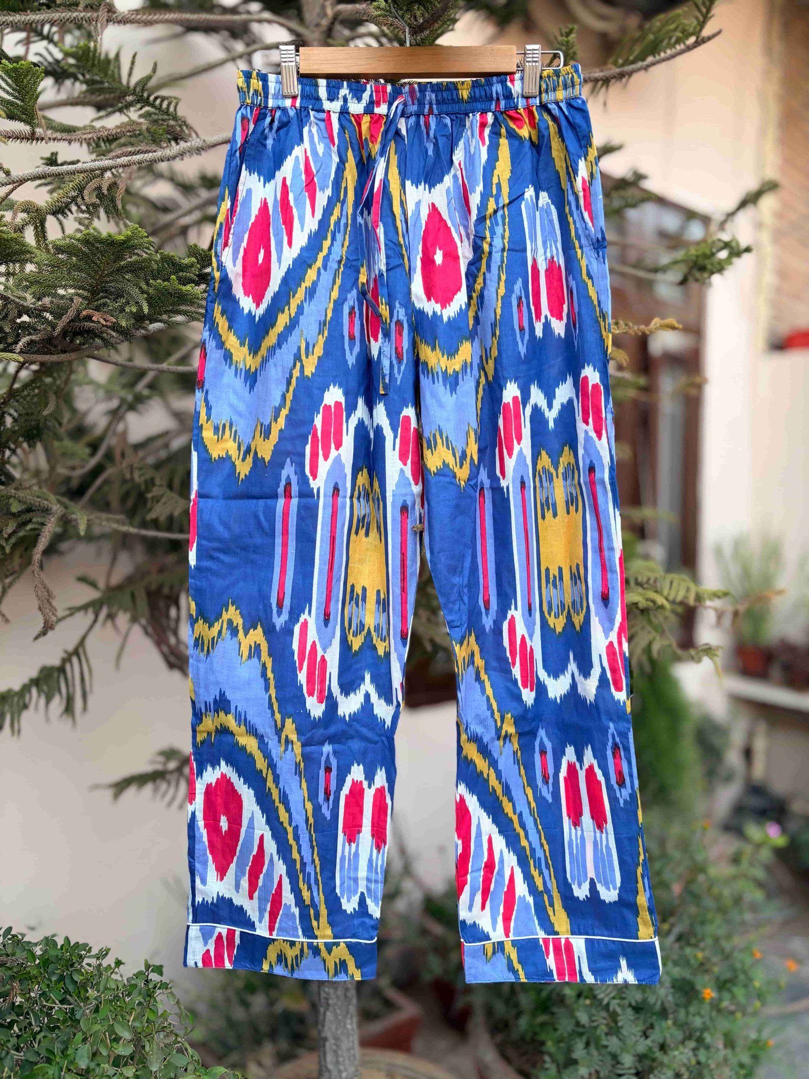Bold Tribal Blue printed PJ Sets