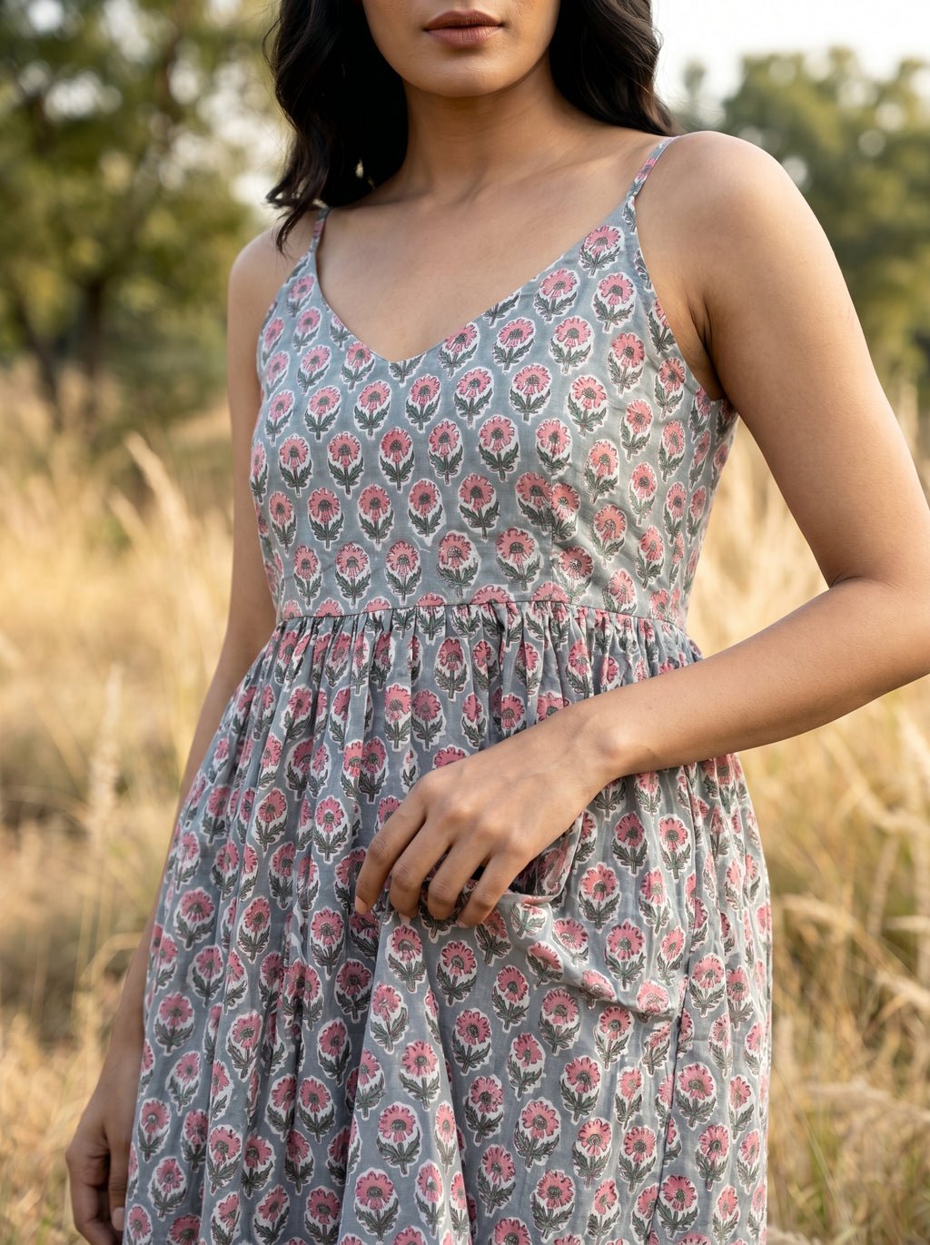 Ash Rose Cotton Maxi Dress