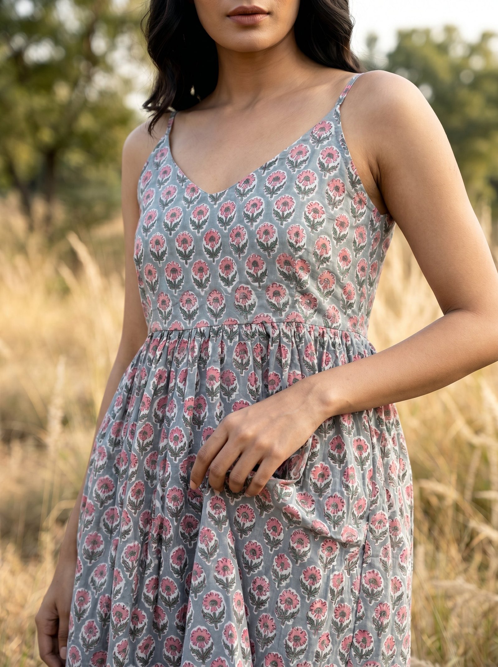 Ash Rose Cotton Maxi Dress