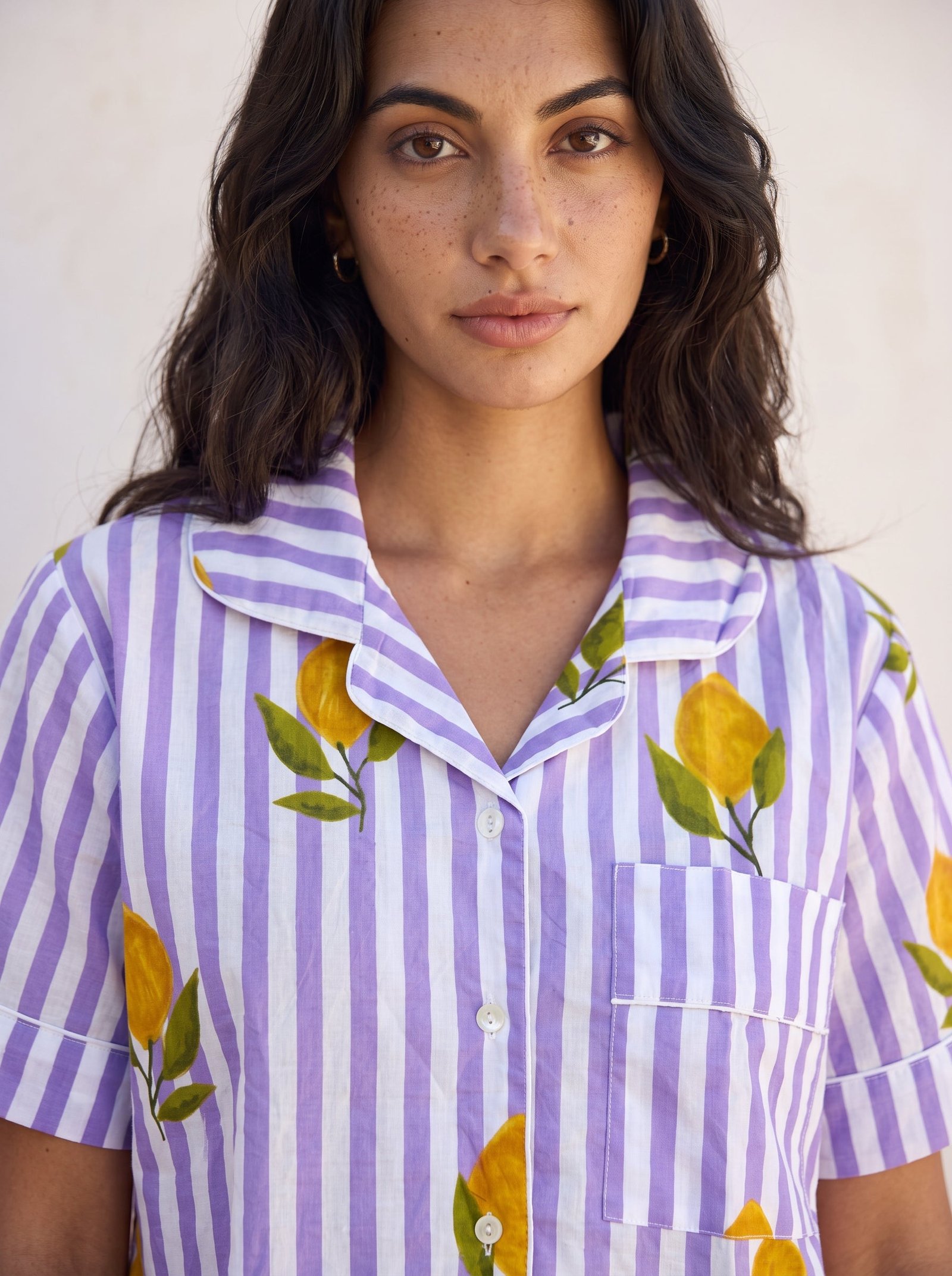 Lavender Lemon Pajama Set